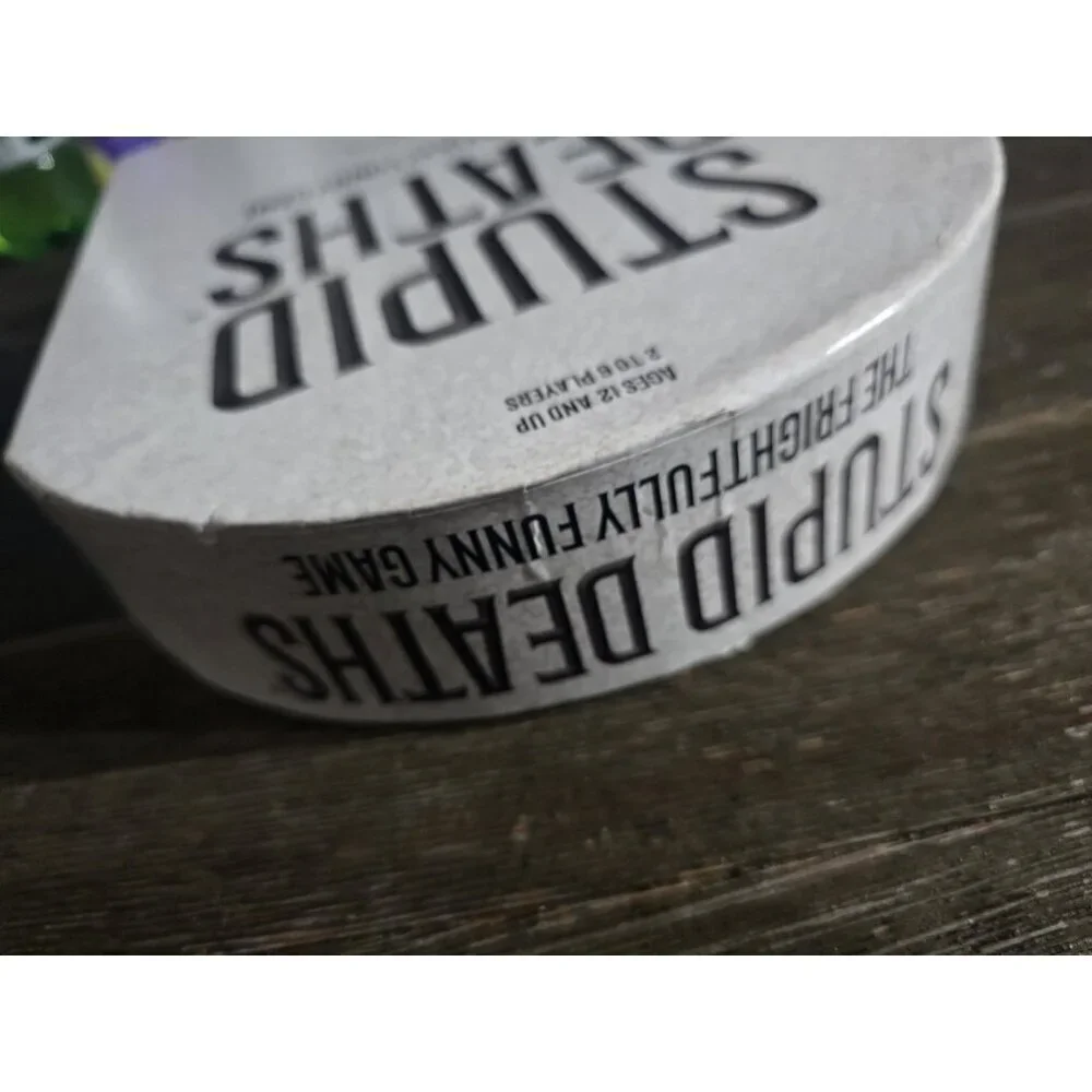Stupid Deaths Board/Card Game (University Games, 2019) Complete NWOT